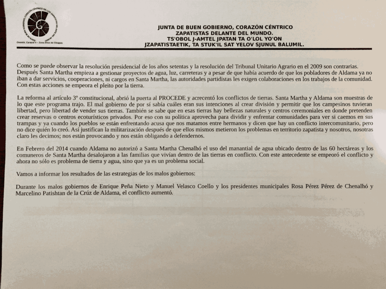 Registros de muertes_Junta de Gobierno Zapatista_2