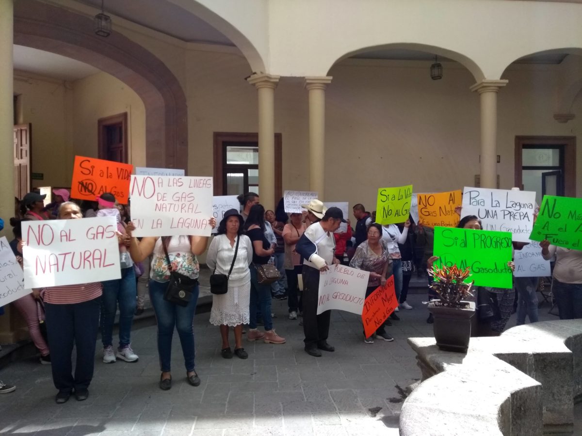 Habitantes de La Laguna dicen NO al gas natural en su territorio
