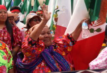 La marcha política de Morena: seguridad como bandera, indígenas como telón de fondo